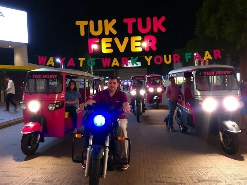 Players gather for a Tuk Tuk Fever India tournament in Mumbai Tuk Tuk Fever India Local Event