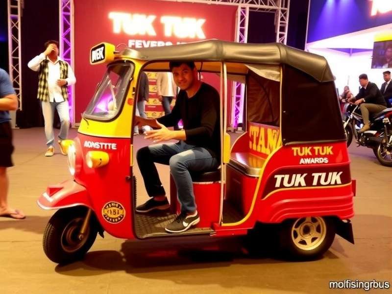 Tuk Tuk Fever India receiving industry recognition Tuk Tuk Fever India Awards