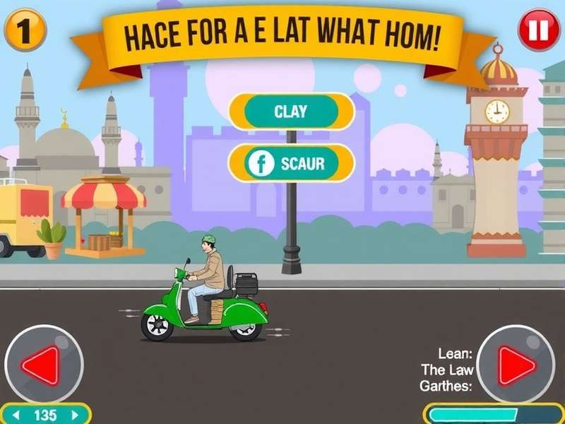 Experience the thrill of auto-rickshaw racing in Tuk Tuk Fever India Tuk Tuk Fever India Game Screenshot